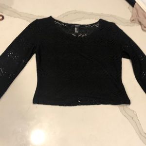 Forever 21 see through crop top